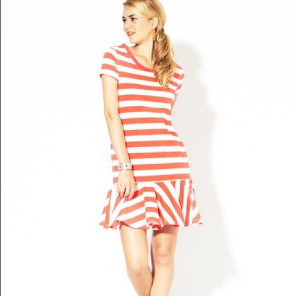 Kate Spade Netta stripe stretch dress large